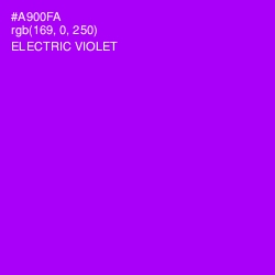 #A900FA - Electric Violet Color Image